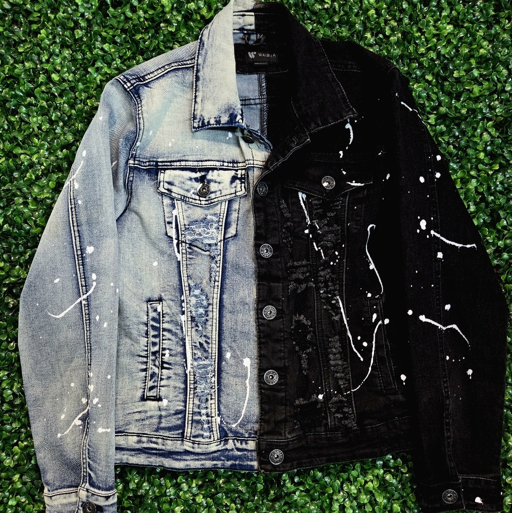 Waimea Unisex Two-Tone Denim Jacket